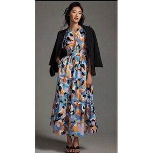 chinese dress ladies Wedtrend Women Yellow Flower Wedding Guest Dress V Neck Pleated Ruffles A Line Bridesmaid Dress with Slit, Yellow Small Flower / US2